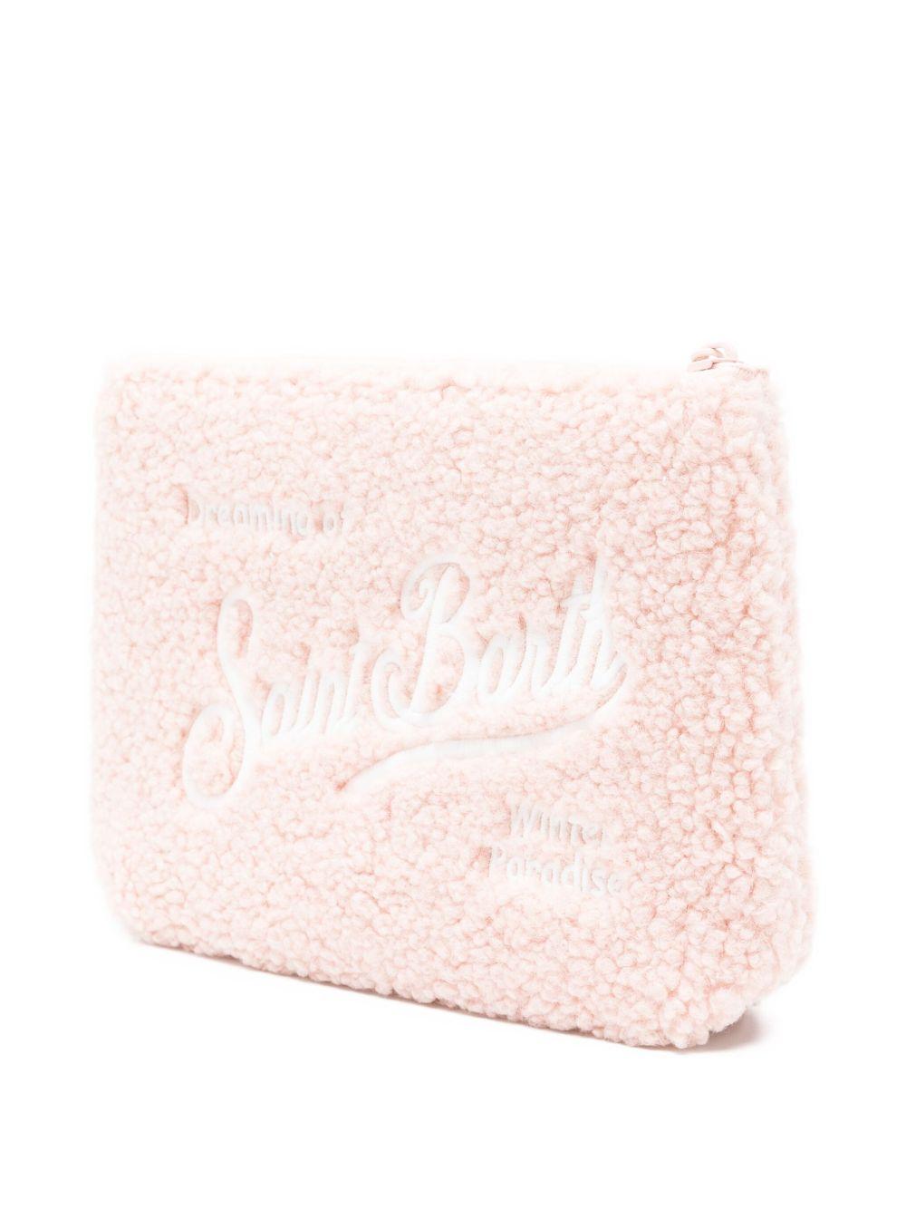 Pochette Aline per bambina MC2 Saint Barth Kids rosa con fodera in shearling - Rubino Kids
