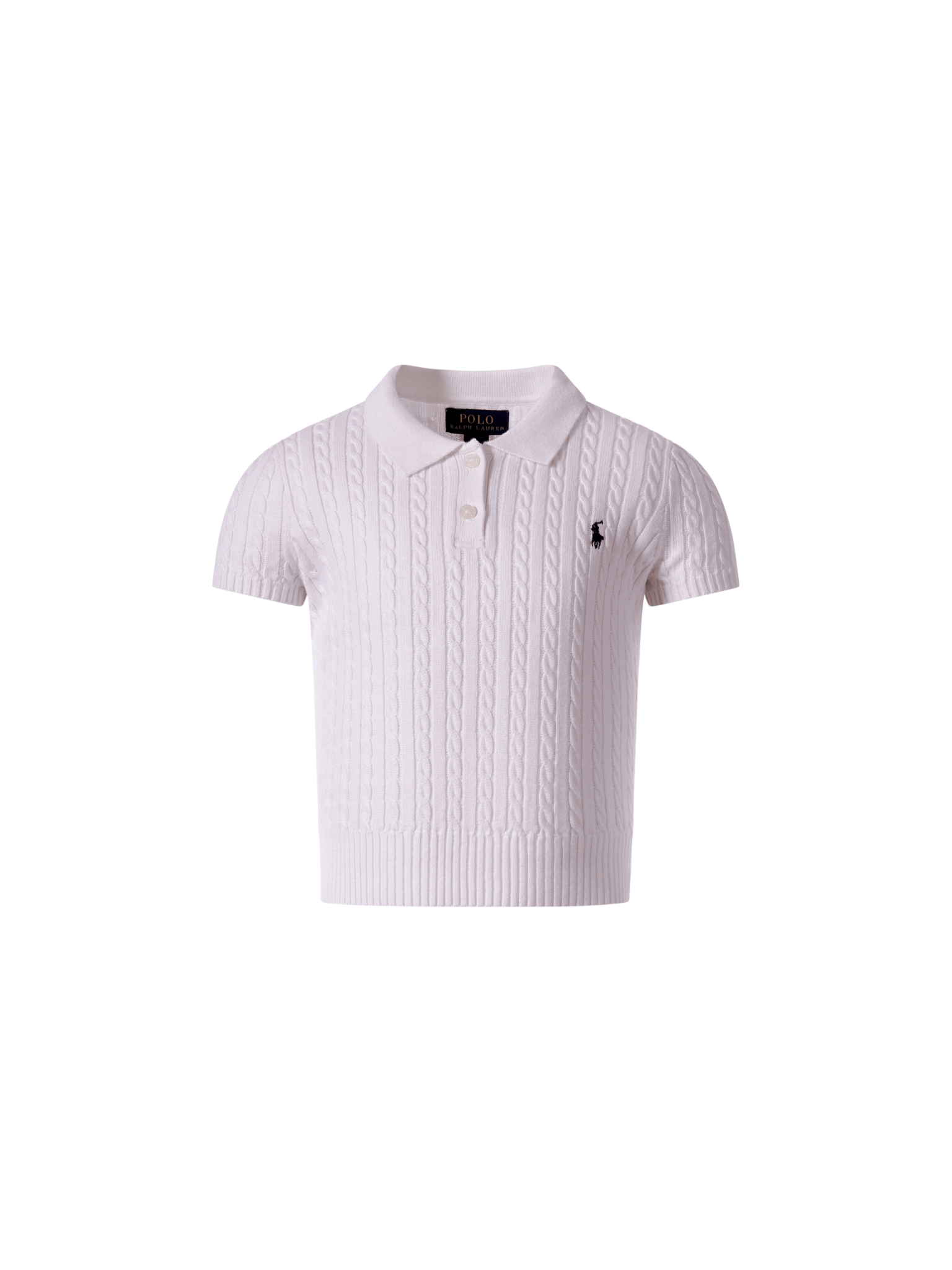 Polo per bambino Polo Ralph Lauren Kids bianca con colletto classico - Rubino Kids