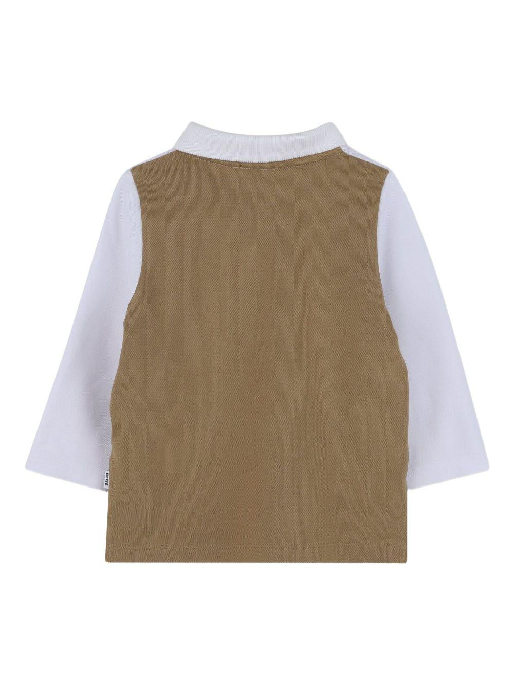 Polo per neonato Boss Kids multicolore con logo del brand - Rubino Kids