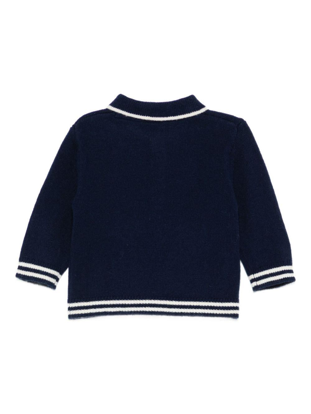 Polo per neonato Tartine Et Chocolat blu con motivo riccio - Rubino Kids