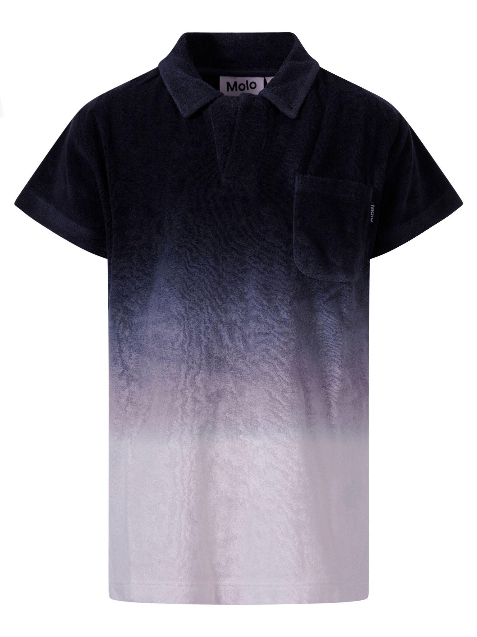 Polo Randel per bambino Molo blu con effetto sfumato - Rubino Kids