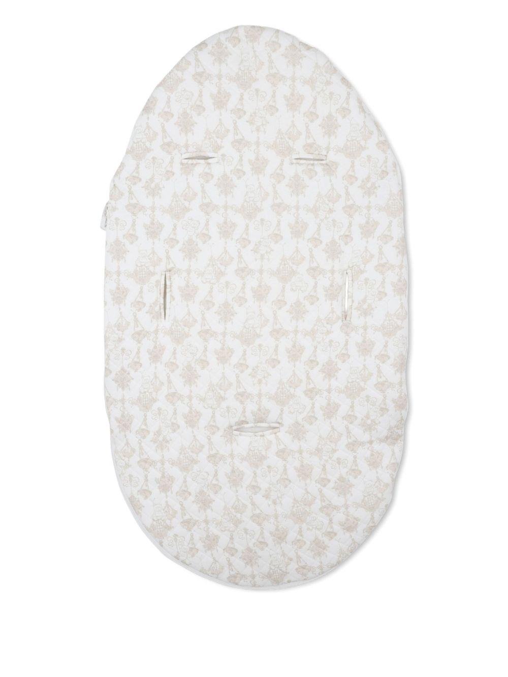 Sacco nanna per neonati Givenchy Kids bianco con motivo all - over a fiori - Rubino Kids