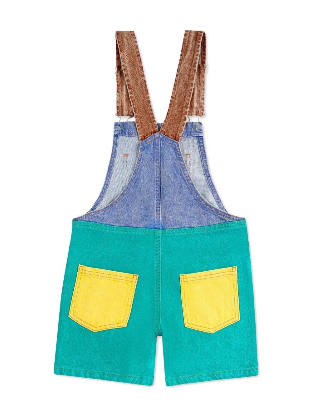 Salopette per bambino Bobo Choses multicolore con applicazione - Rubino Kids