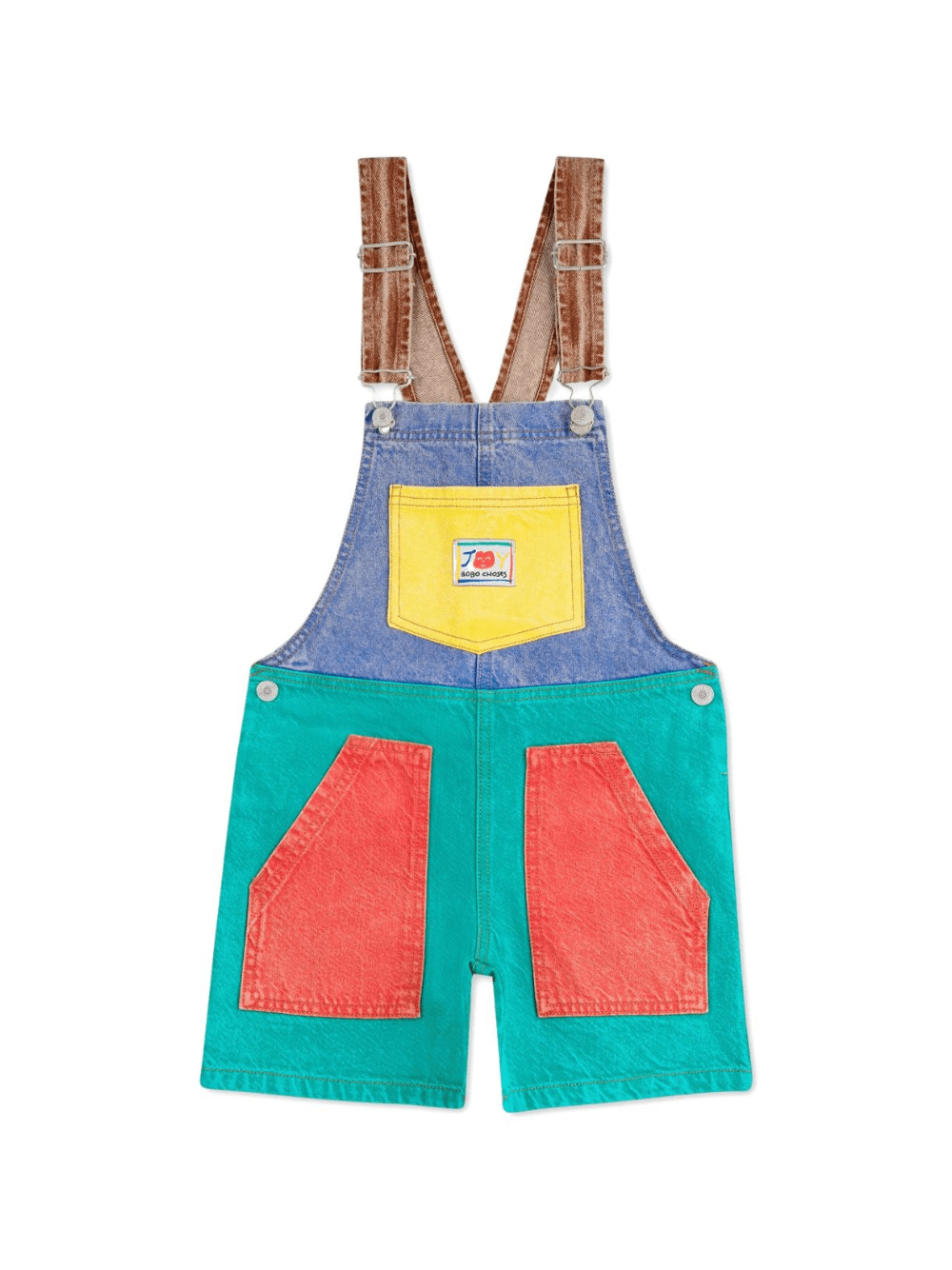 Salopette per bambino Bobo Choses multicolore con applicazione - Rubino Kids