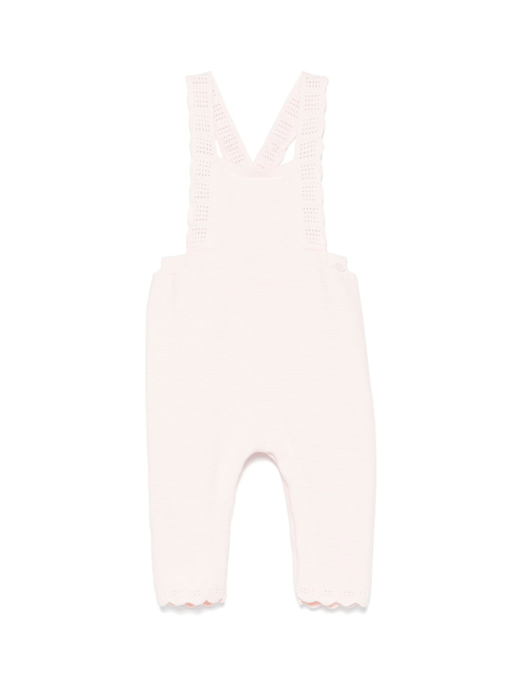 Salopette per neonata Tartine Et Chocolat rosa in maglia - Rubino Kids