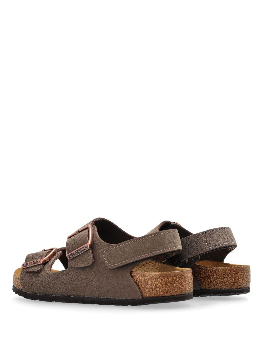 Sandali Arizona per bambini Birkenstock Kids marroni con doppia fibbia - Rubino Kids