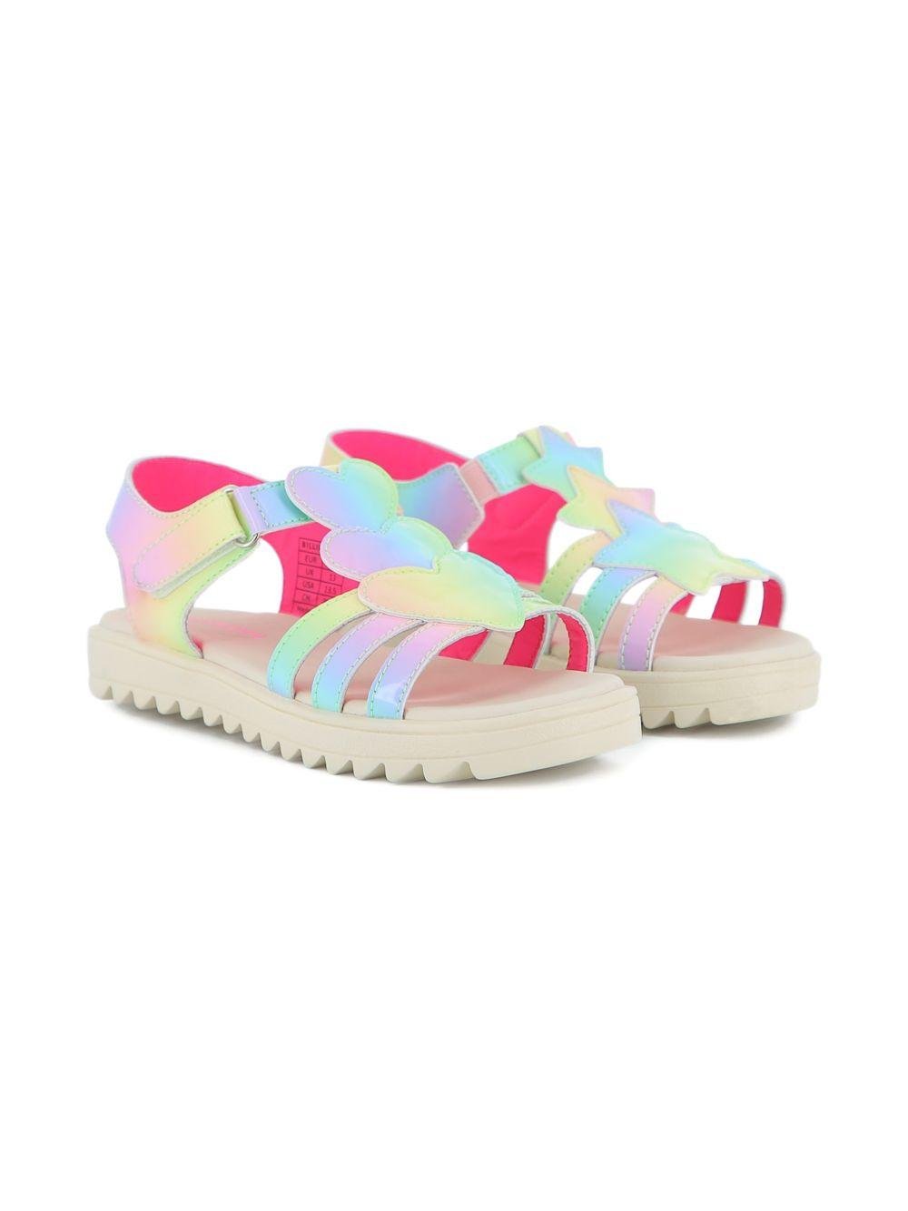 Sandali per bambina Billieblush multicolore con design iridescente - Rubino Kids