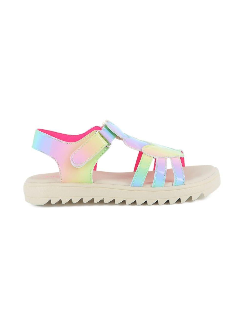 Sandali per bambina Billieblush multicolore con design iridescente - Rubino Kids