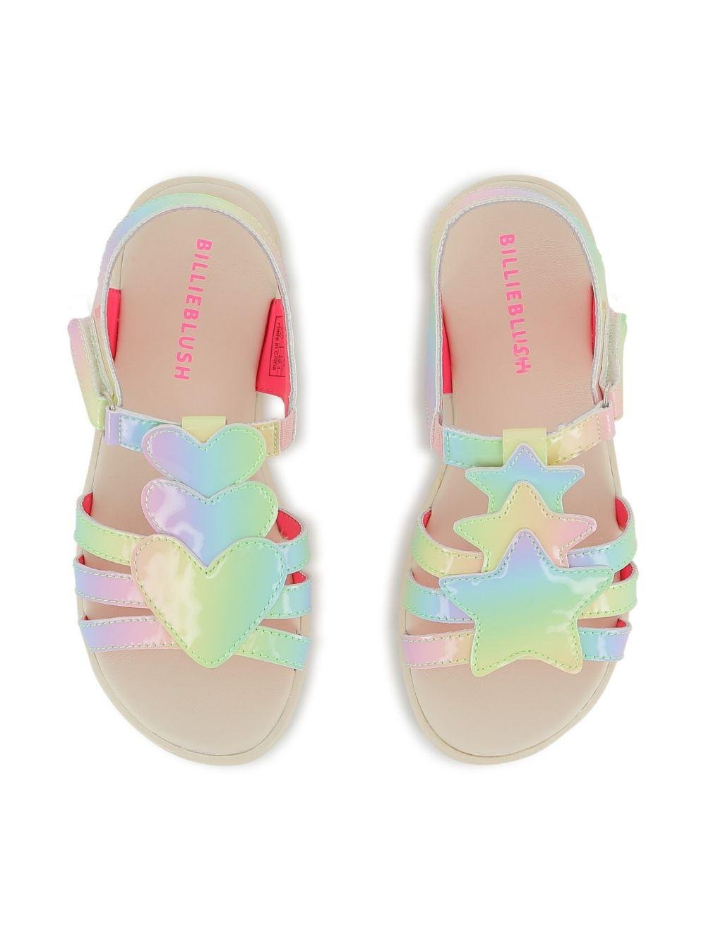 Sandali per bambina Billieblush multicolore con design iridescente - Rubino Kids