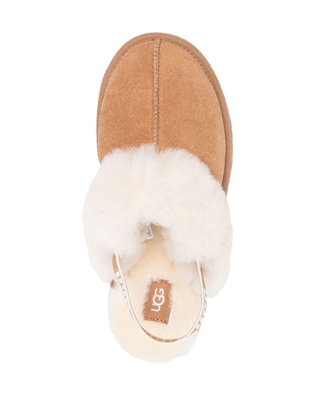 Sandali per bambina UGG Kids foderati di shearling - Rubino Kids