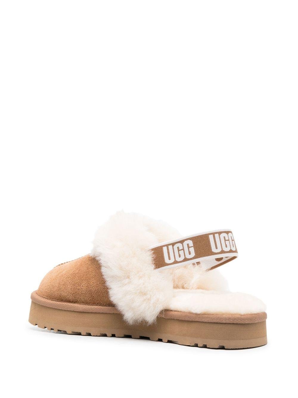 Sandali per bambina UGG Kids foderati di shearling - Rubino Kids
