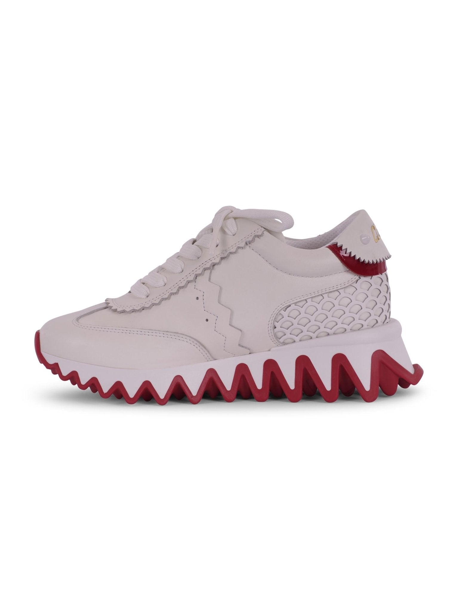 Scarpe per bambino Christian Loubutin Kids bianca con soletta rossa - Rubino Kids