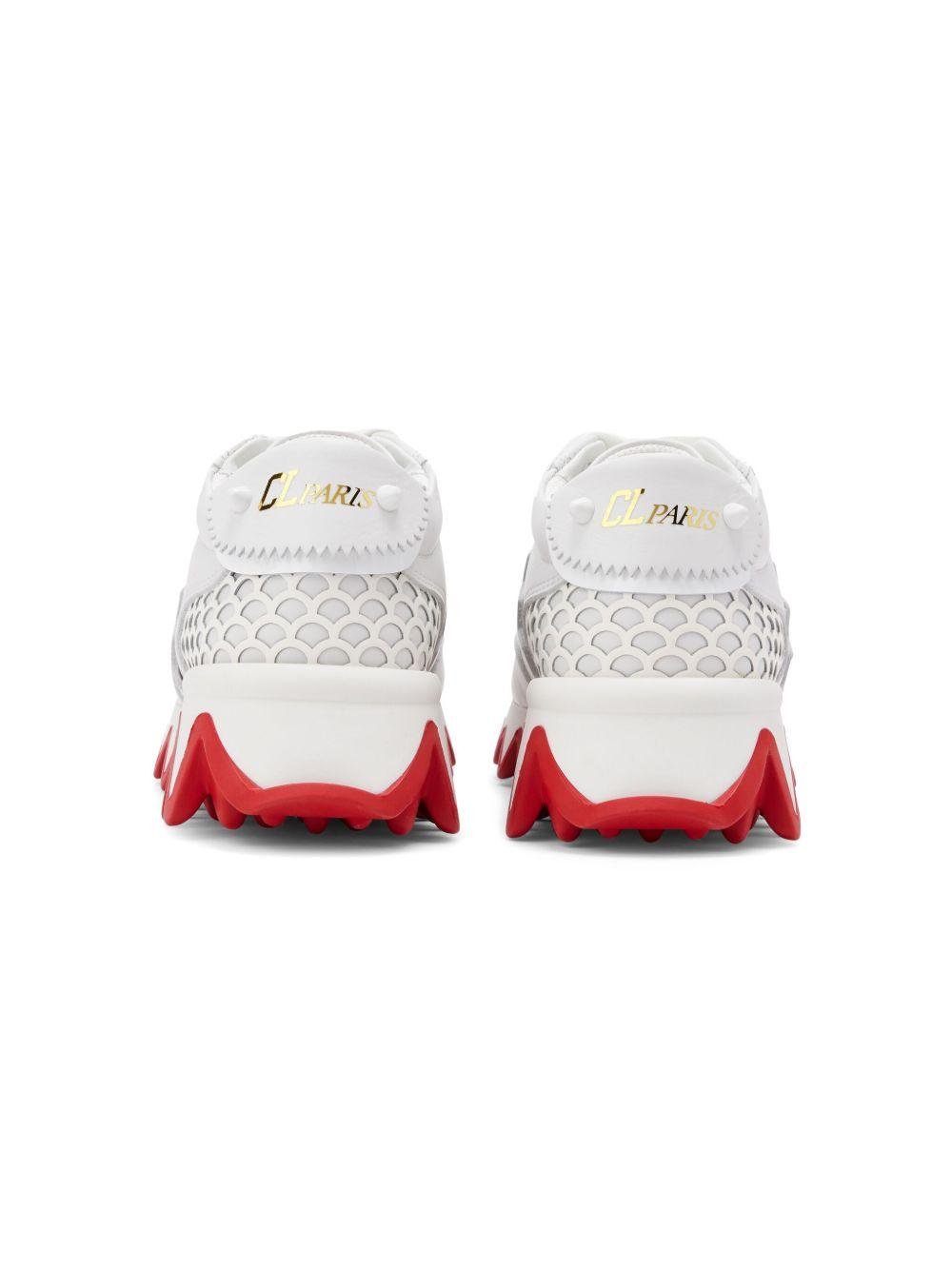 Scarpe per bambino Christian Loubutin Kids bianca con soletta rossa - Rubino Kids