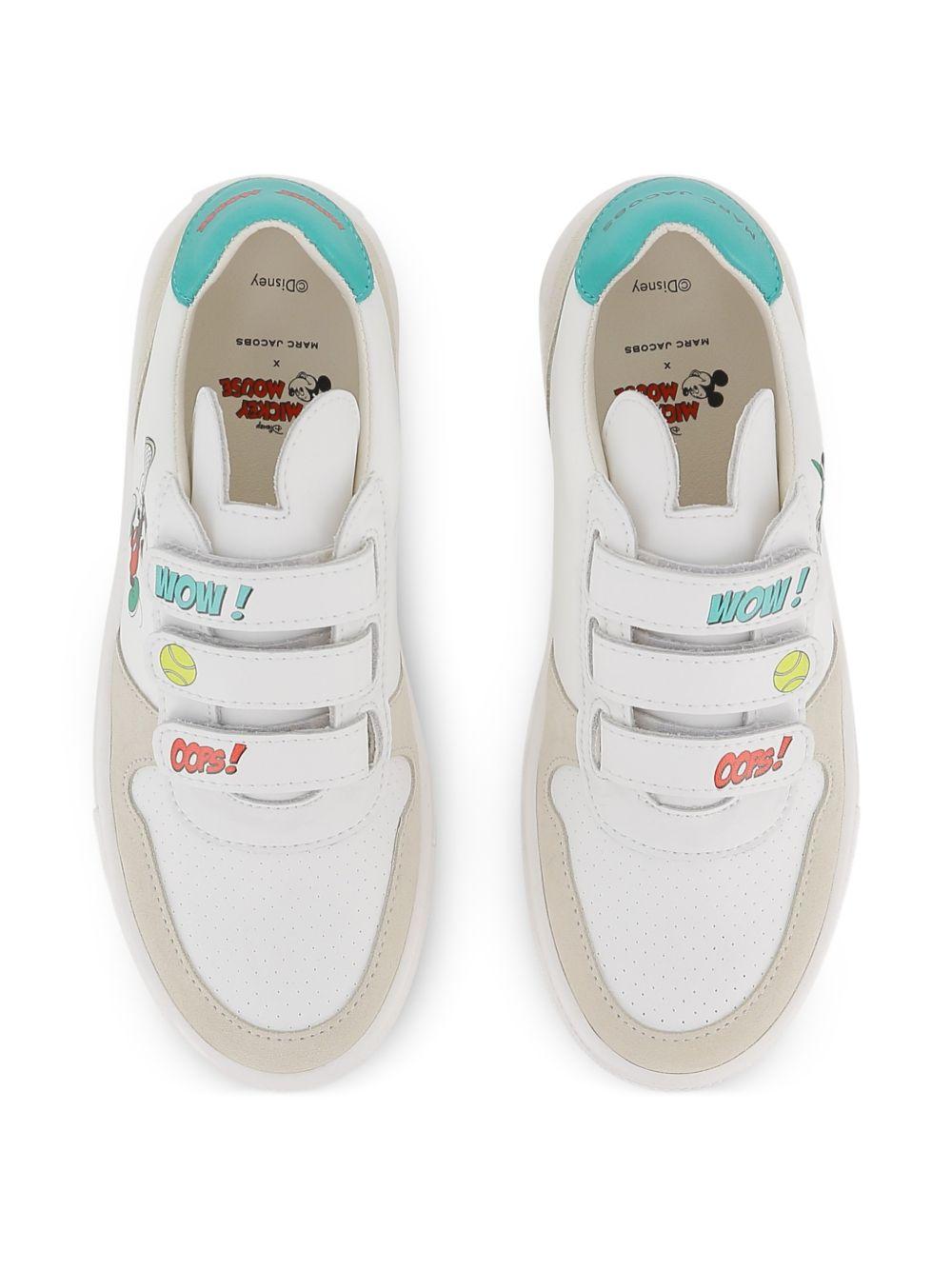 Scarpe per bambino The Marc Jacobs Kids bianche con dettaglio logo - Rubino Kids