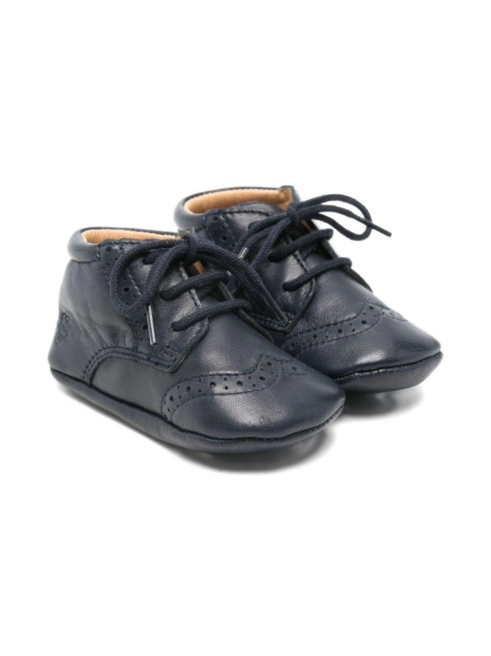 Scarpe primi passi per neonato Tartine Et Chocolat blu con punta tonda - Rubino Kids