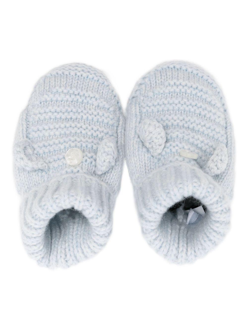 Scarpine primi passi per neonato Tartine Et Chocolat azzurre con punta tonda - Rubino Kids