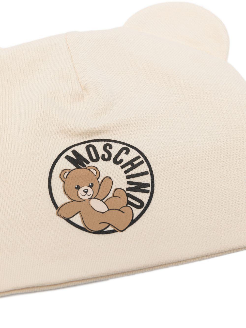 Set 2 pezzi Moschino Kids beige con stampa Teddy bear - Rubino Kids