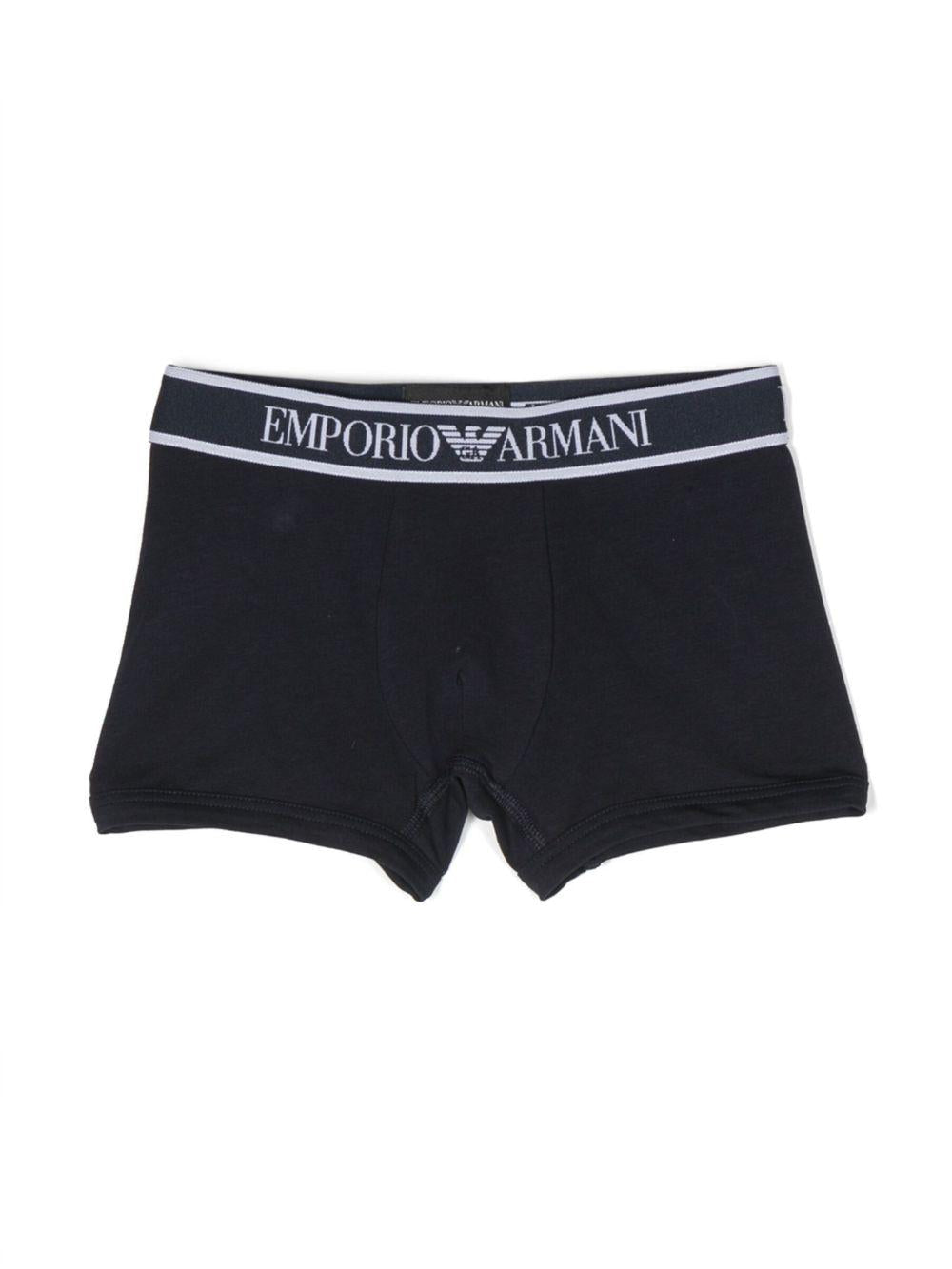 Set Boxer per bambino Emporio Armani Kids multicolor elasticizzato - Rubino Kids
