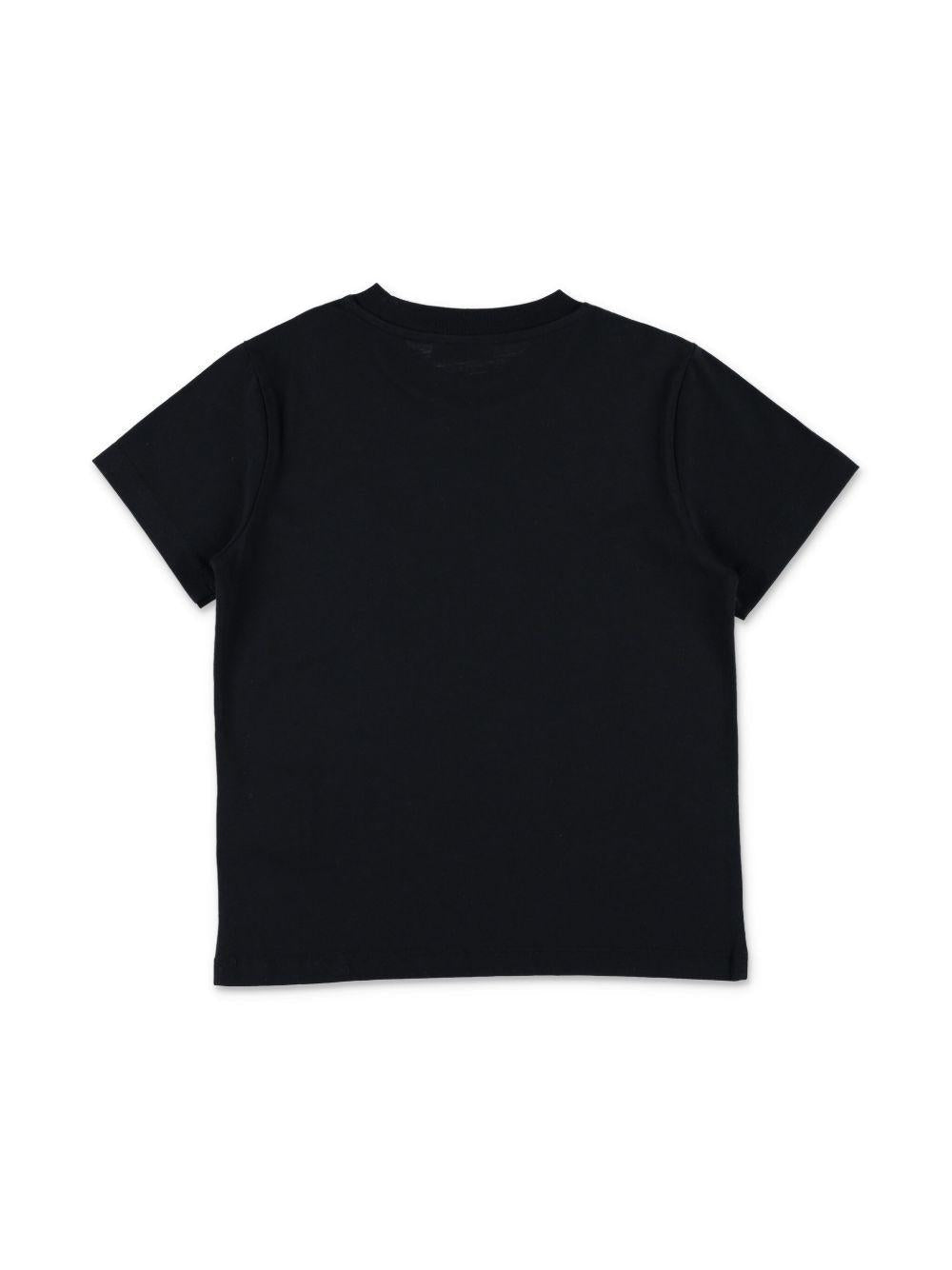 Set di 3 T-shirt per bambino Moncler Enfant multicolor con applicazione logo sul petto - Rubino Kids