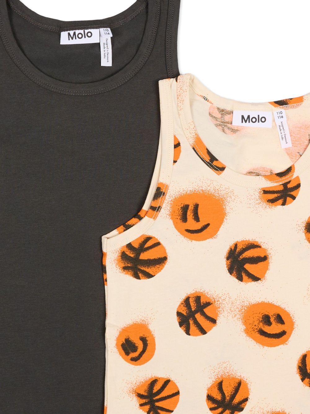 Set di due canottiere per bambino Molo multicolor con diverse fantasie - Rubino Kids