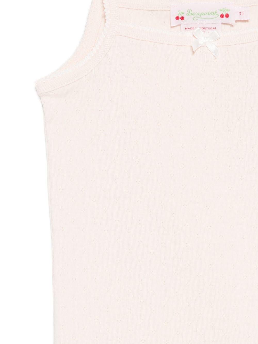 Set di tre canotte per bambina Bonpoint multicolor con fantasie diverse - Rubino Kids