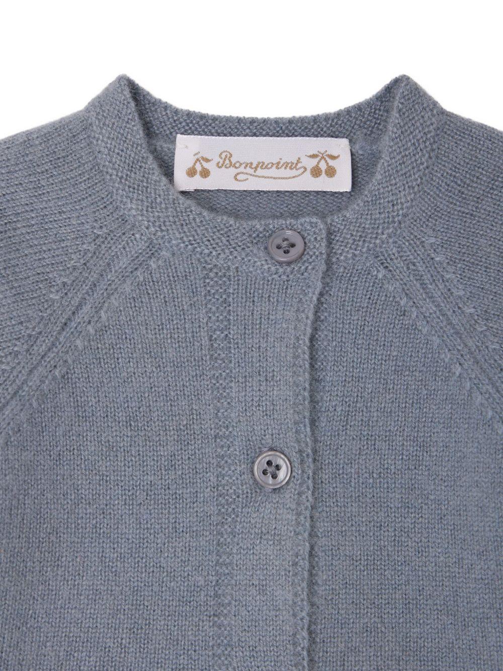 Set Jeannot per neonato Bonpoint grigio in cashmere - Rubino Kids