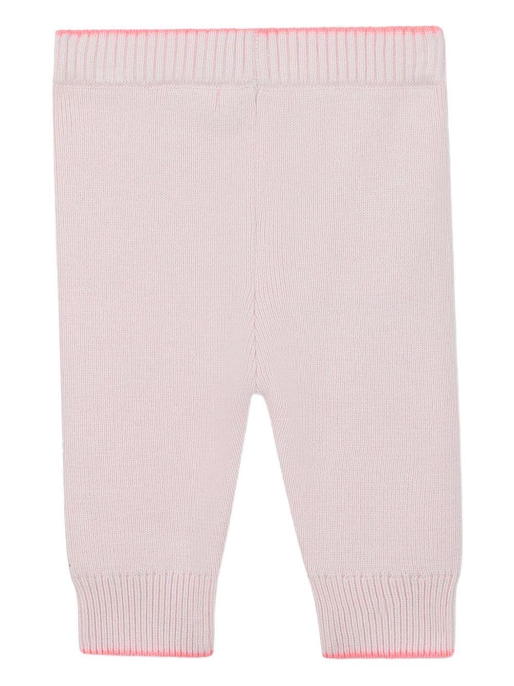 Set maglione e leggins per neonata Billieblush rosa con ricamo gatto - Rubino Kids