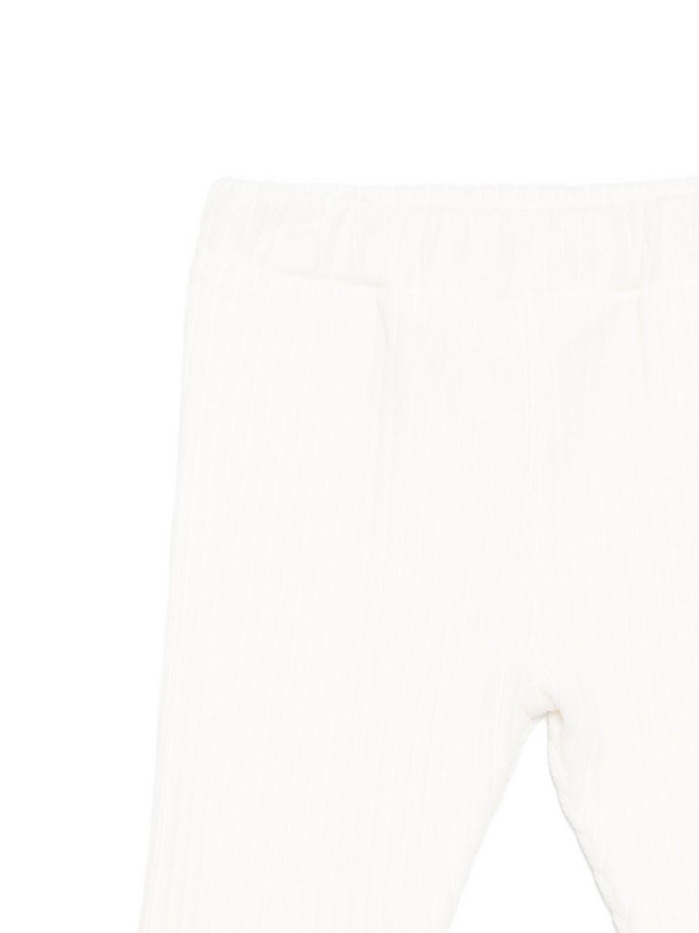 Set maglione e pantaloni per neonata Tartine Et Chocolat bianco con colletto alla Peter Pan - Rubino Kids