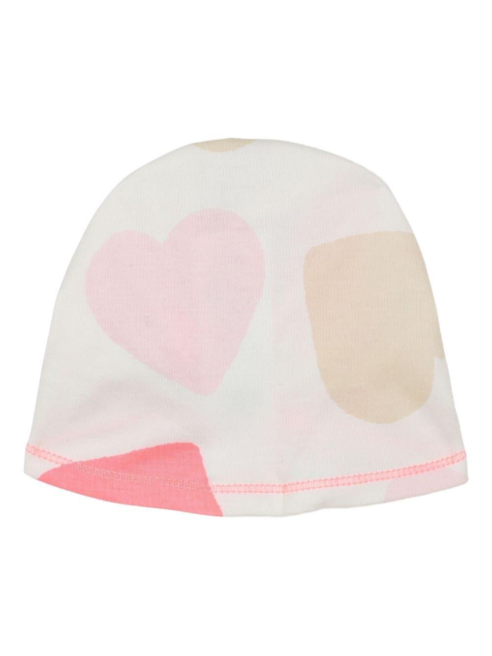 Set neonata Billieblush bianco con stampa a cuori - Rubino Kids