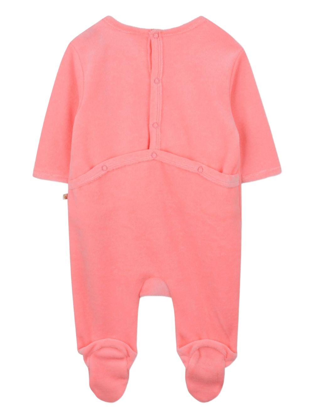 Set neonata Billieblush rosa con ricamo love - Rubino Kids
