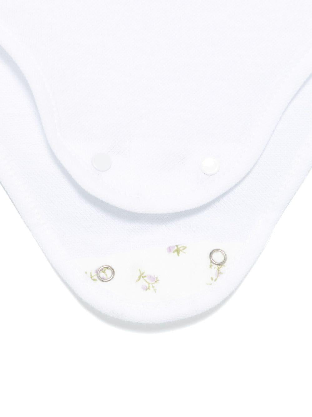 Set pantaloncini con trama intrecciata per neonata La Stupenderia multicolor con colletto classico - Rubino Kids