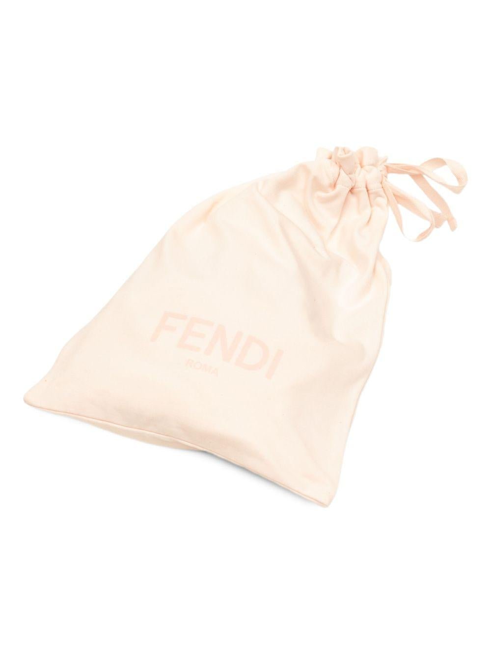 Set per neonati Fendi Kids rosa con motivo FF - Rubino Kids