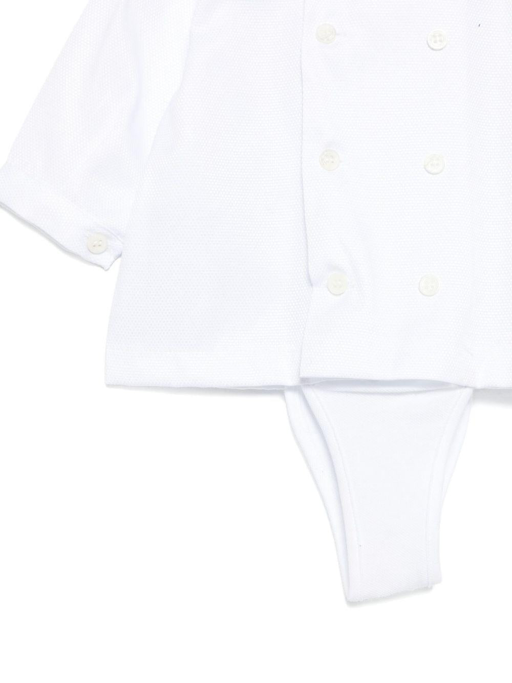 Set t-shirt e short per neonato La Stupenderia blu con colletto tondo - Rubino Kids