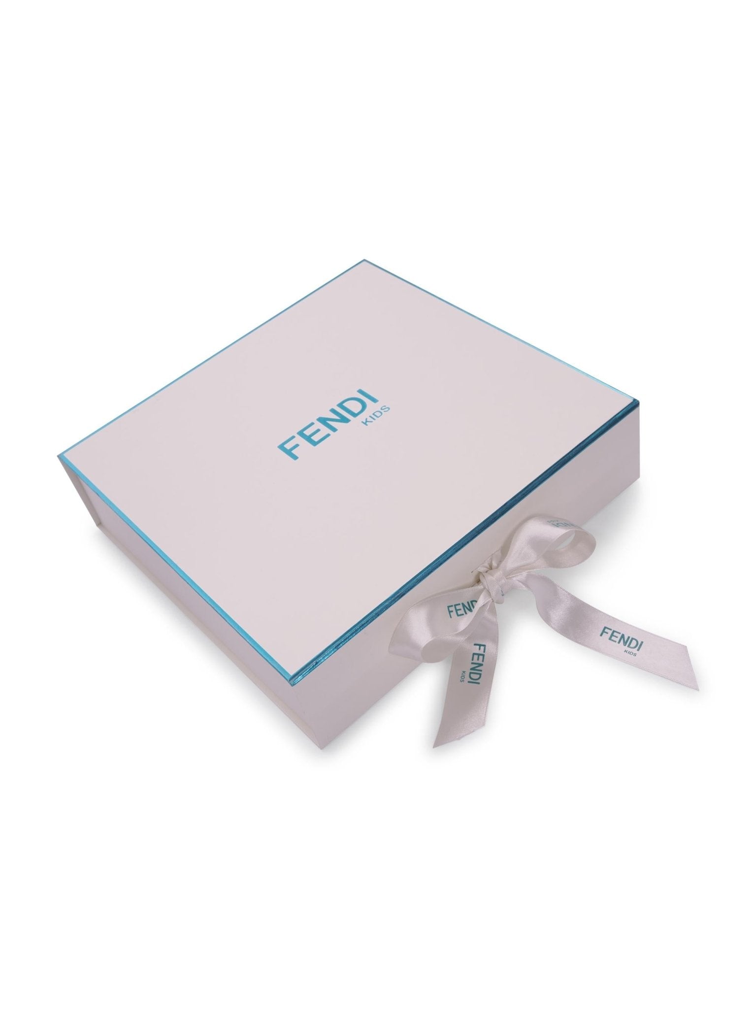 Set tre pezzi per neonata Fendi Kids rosa con logo Fendi sul davanti - Rubino Kids