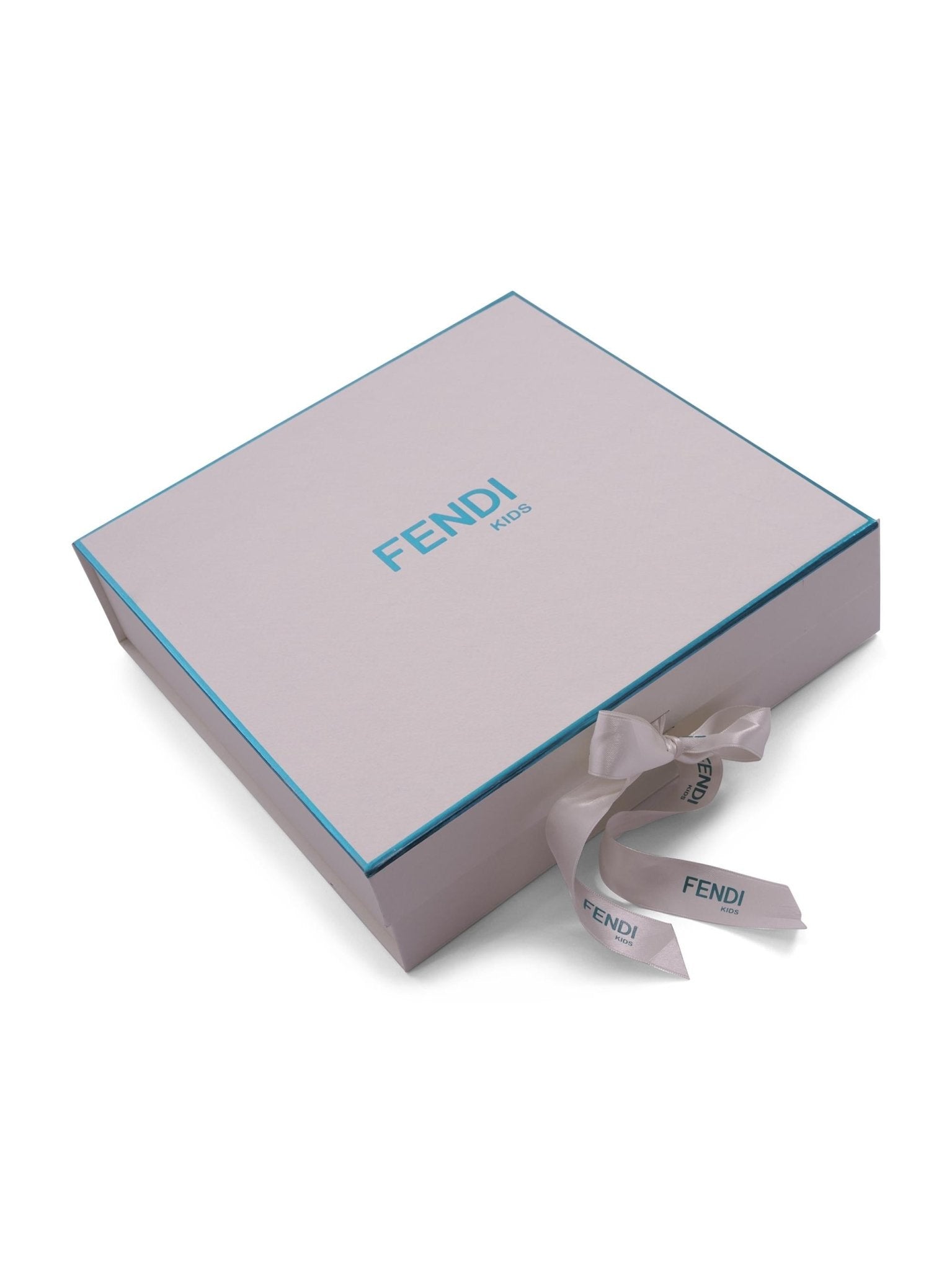 Set tre pezzi per neonato Fendi Kids azzurro con stampa Cavallino Fendi - Rubino Kids