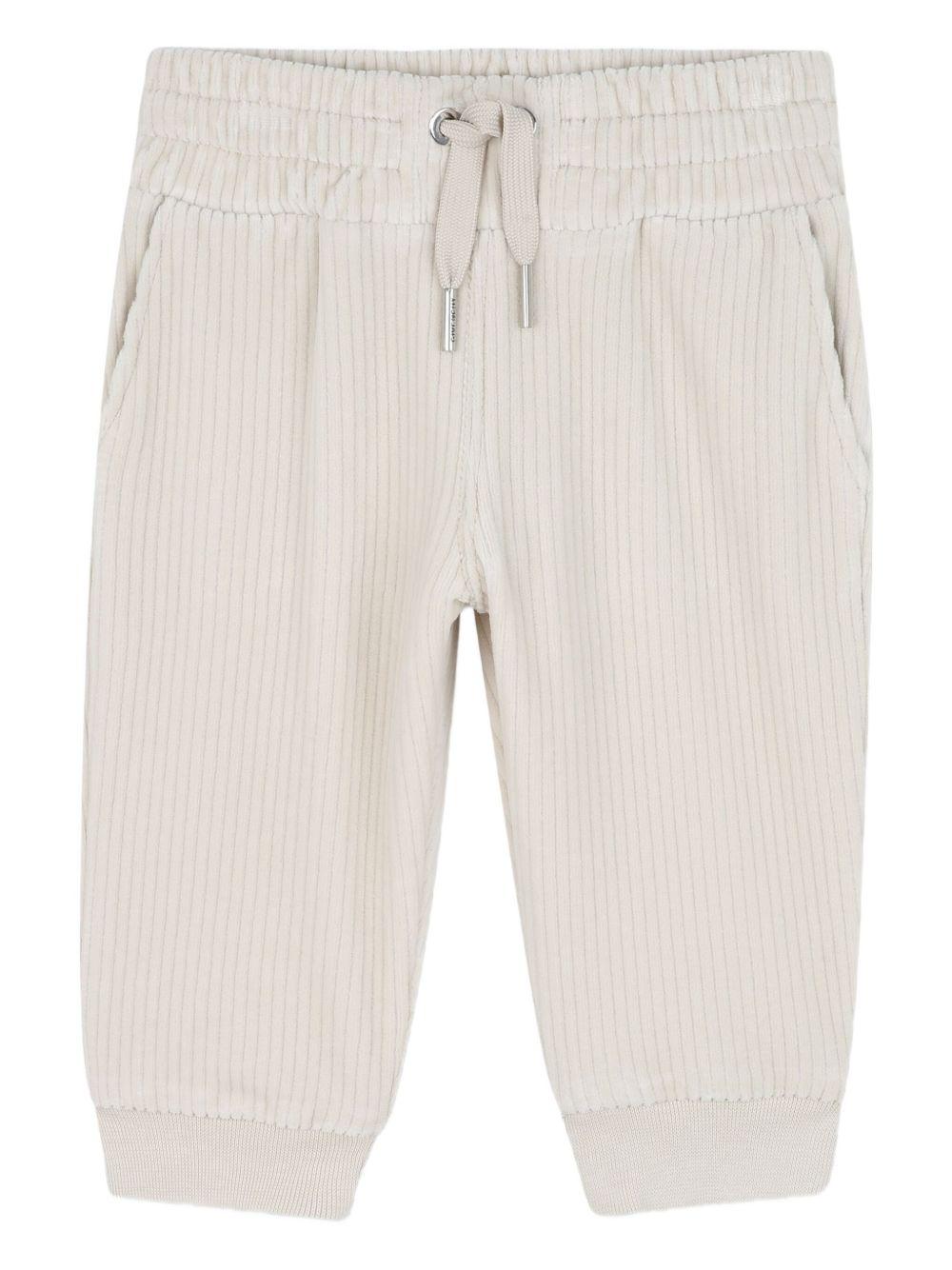 Set tuta per neonato Givenchy Kids bianco con logo ricamato - Rubino Kids