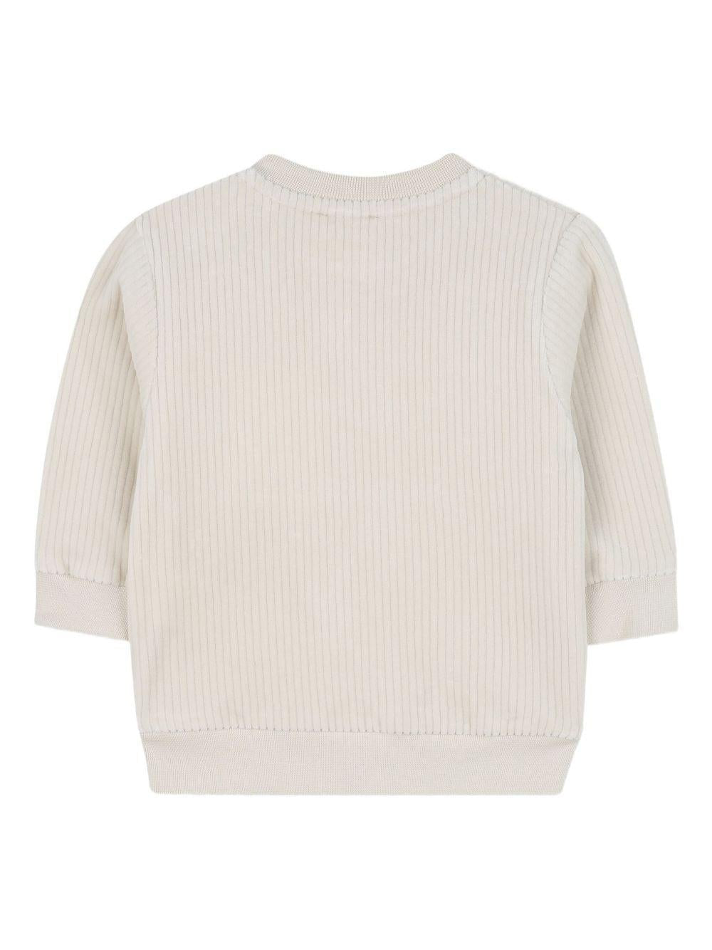 Set tuta per neonato Givenchy Kids bianco con logo ricamato - Rubino Kids