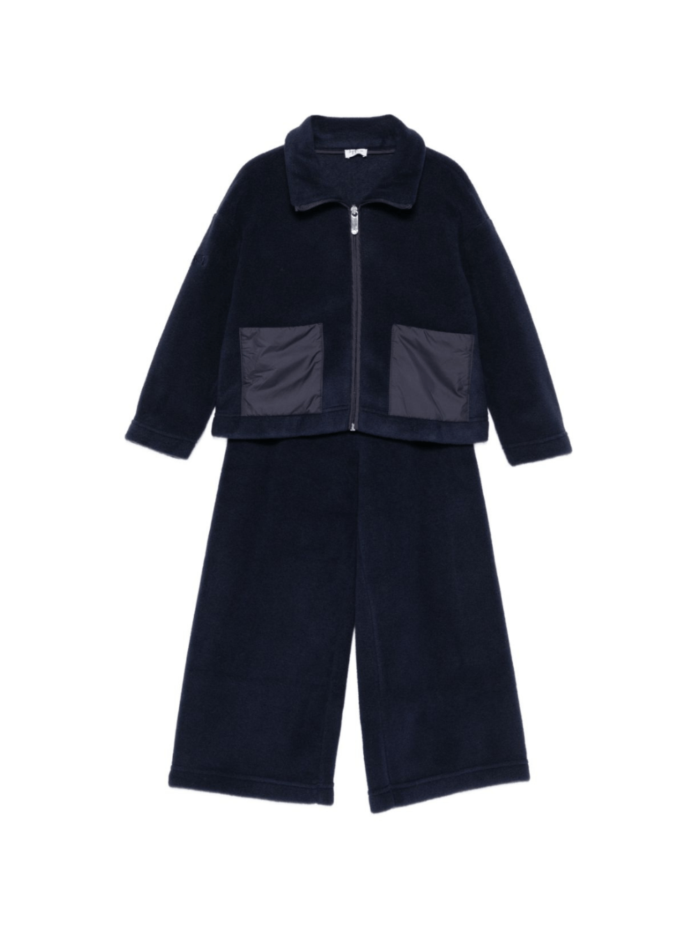 Set tuta sportiva per bambina Il Gufo blu in pile - Rubino Kids