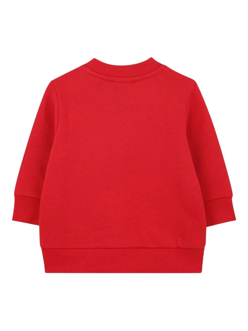 Set tuta sportiva per neonato Kenzo Kids rosso con logo - Rubino Kids