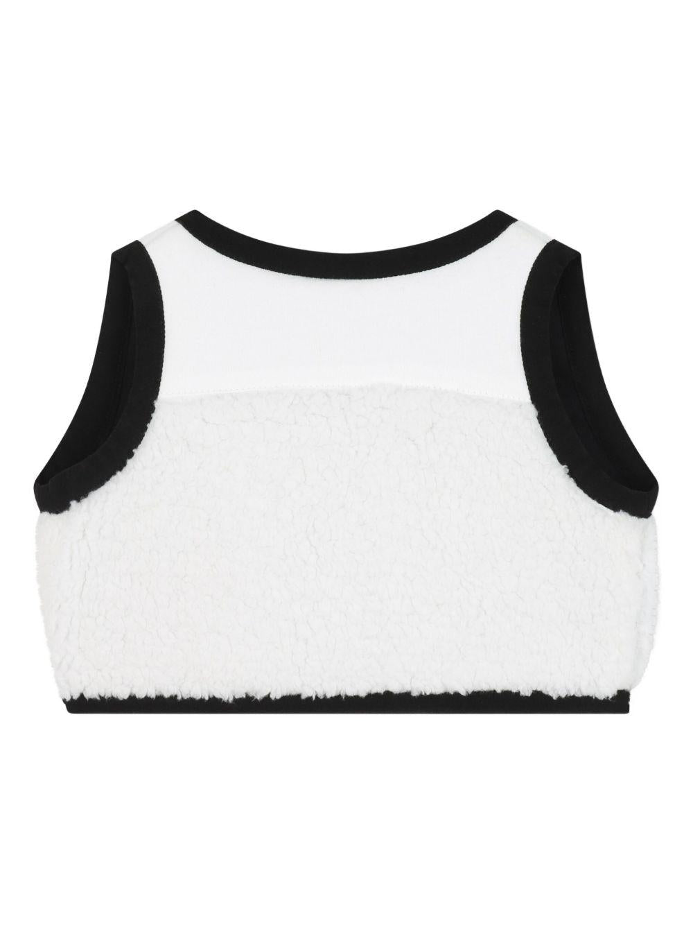 Set tutina e gilet per neonato Boss Kids nero con motivo a pois - Rubino Kids