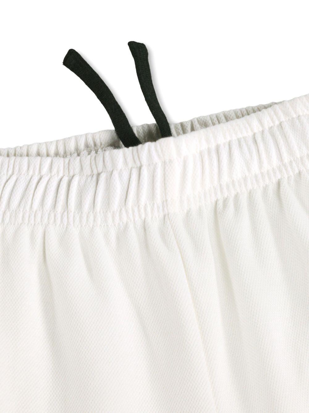 Shorts Adeen per bambino Molo bianchi con bordo a contrasto - Rubino Kids