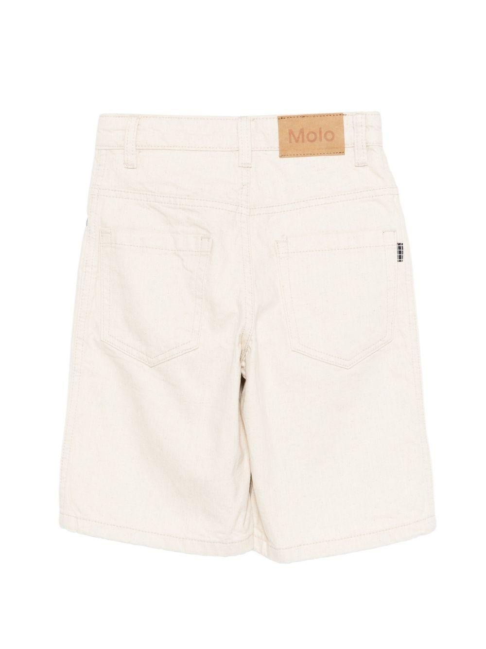 Shorts Alpha per bambino Molo beige con passanti per cintura - Rubino Kids