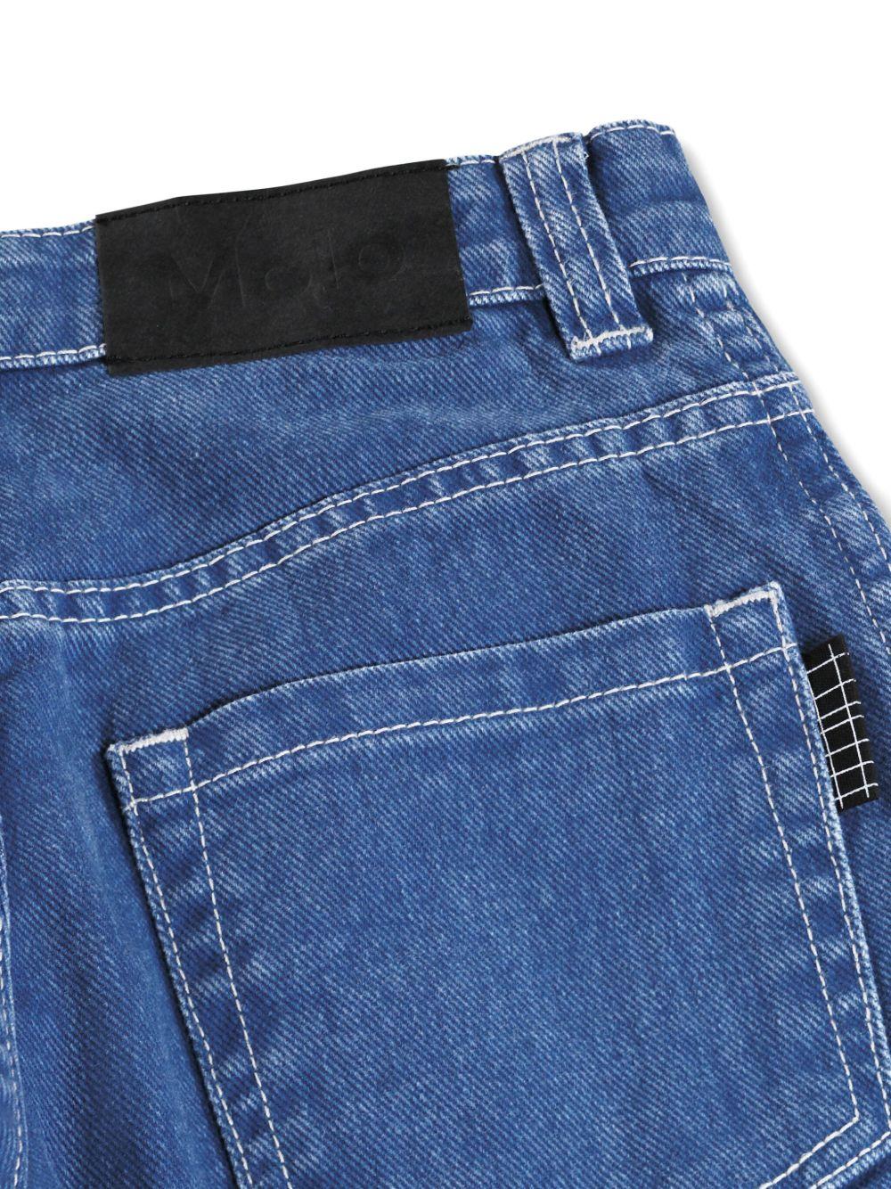 Shorts Arts per bambino Molo denim con design a cinque tasche - Rubino Kids