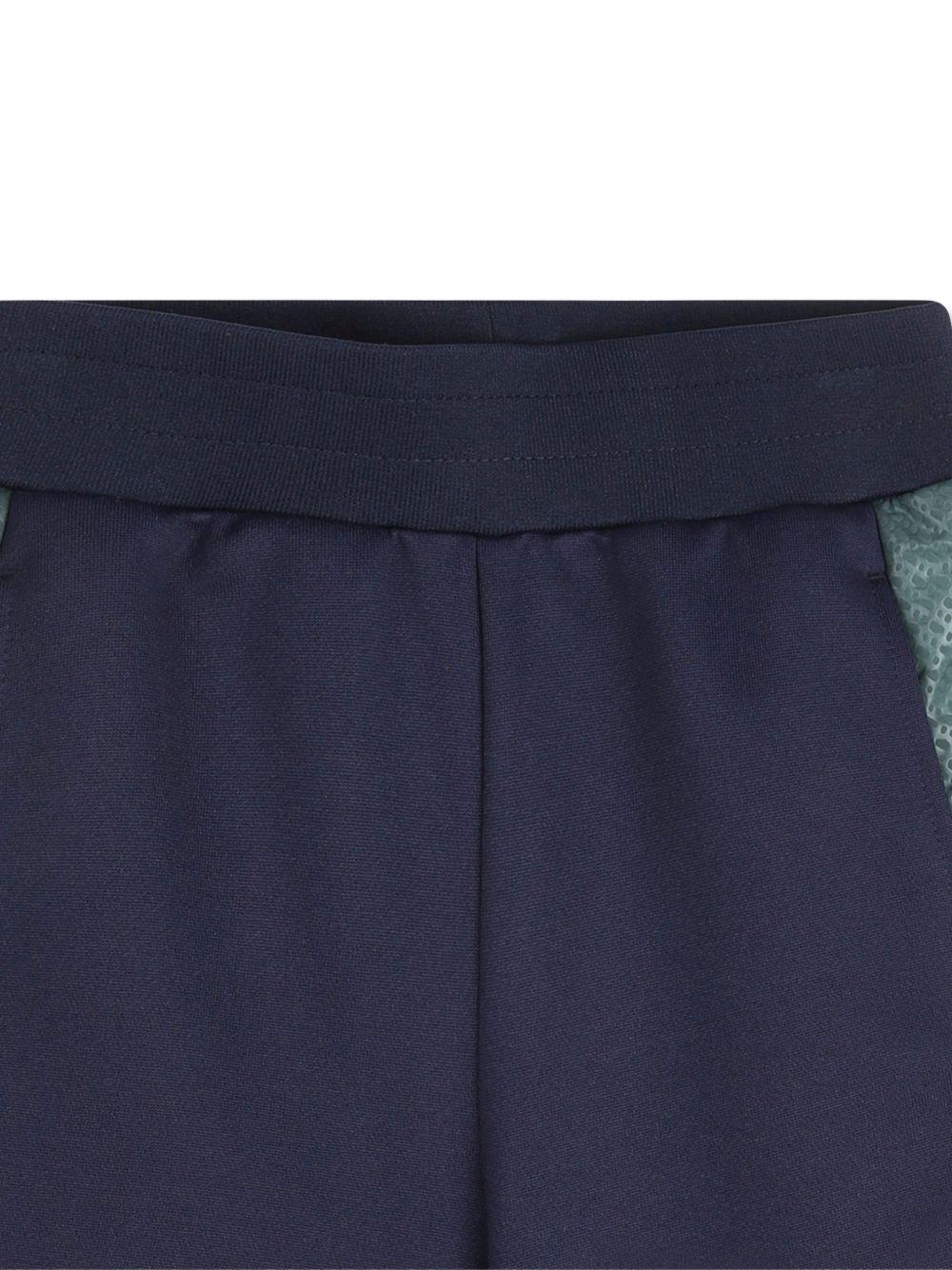 Shorts da bambino Boss Kids blu scuro con inserti - Rubino Kids