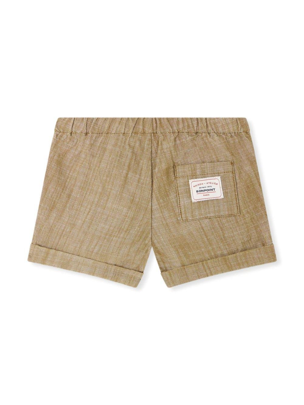 Shorts Ecady per neonata Bonpoint beige con tasca posteriore - Rubino Kids