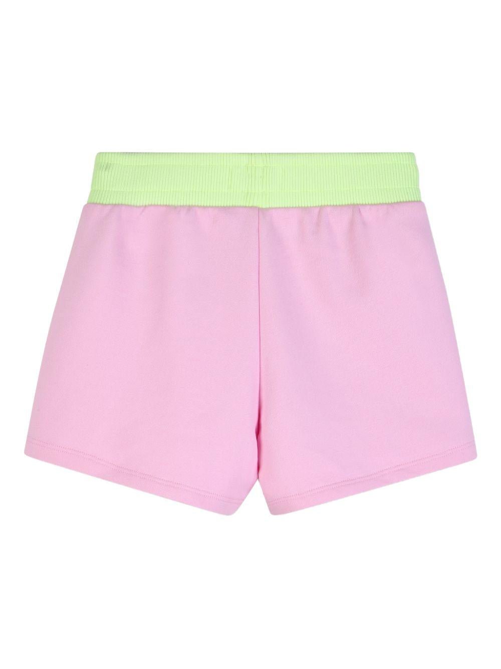 Shorts per bambina Billieblush rosa con paillettes - Rubino Kids