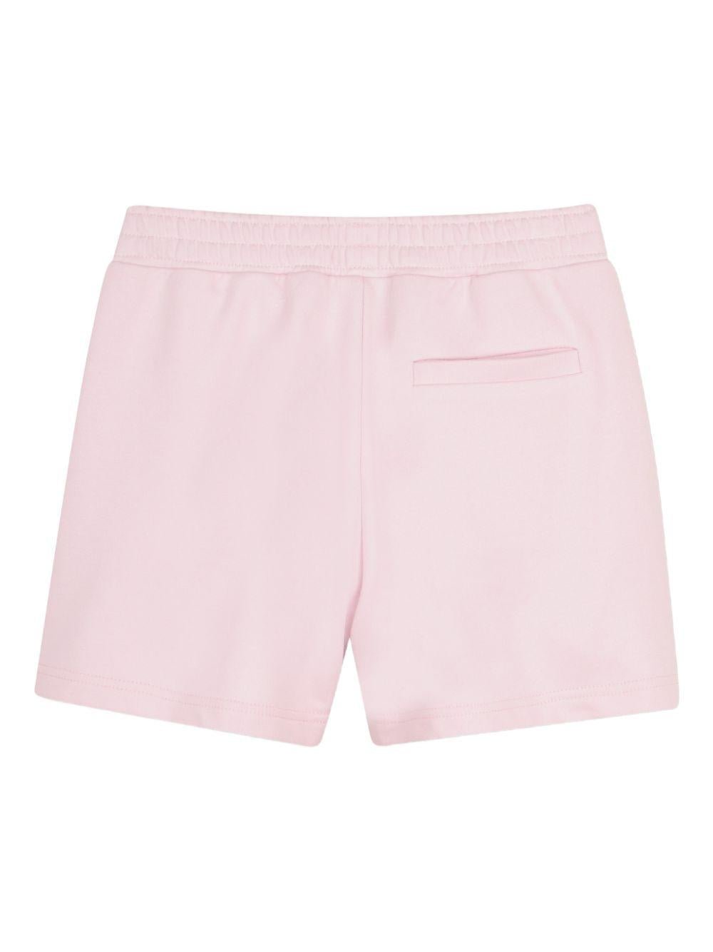 Shorts per bambina Givenchy Kids rosa con vita elasticizzata - Rubino Kids