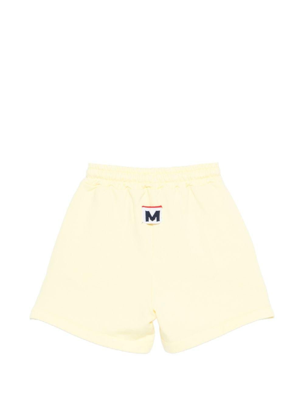 Shorts per bambina MSGM Kids giallo con coulisse - Rubino Kids