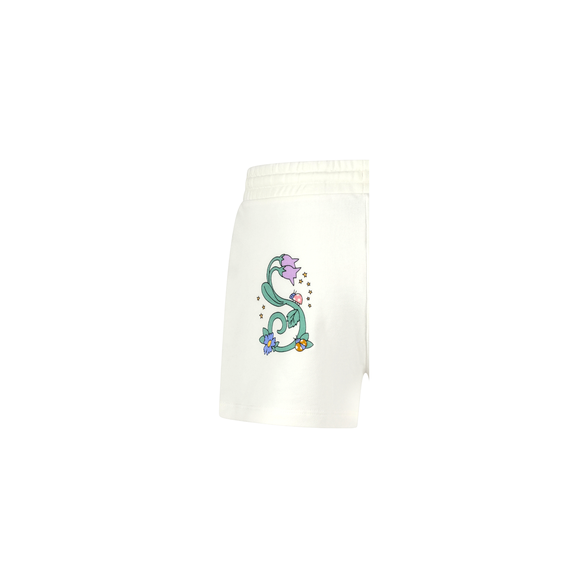Shorts per bambina Stella McCartney Kids bianca con coulisse - Rubino Kids
