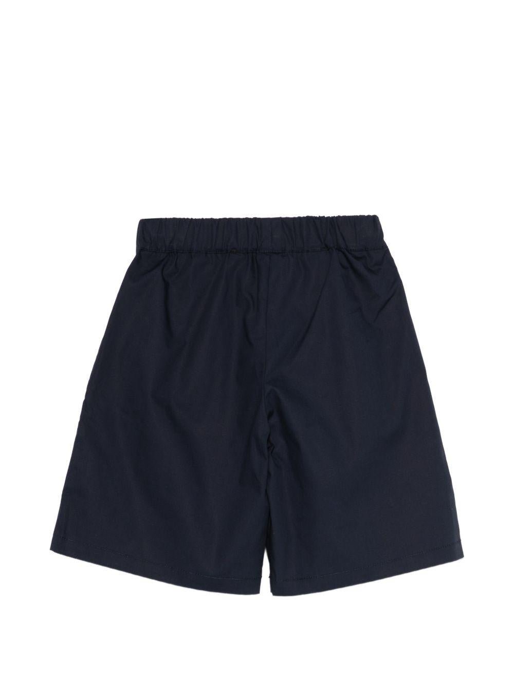 Shorts per bambino DONDUP Kids blu con logo ricamato - Rubino Kids